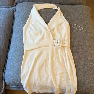 Reiss Cream Garment with Label Detail